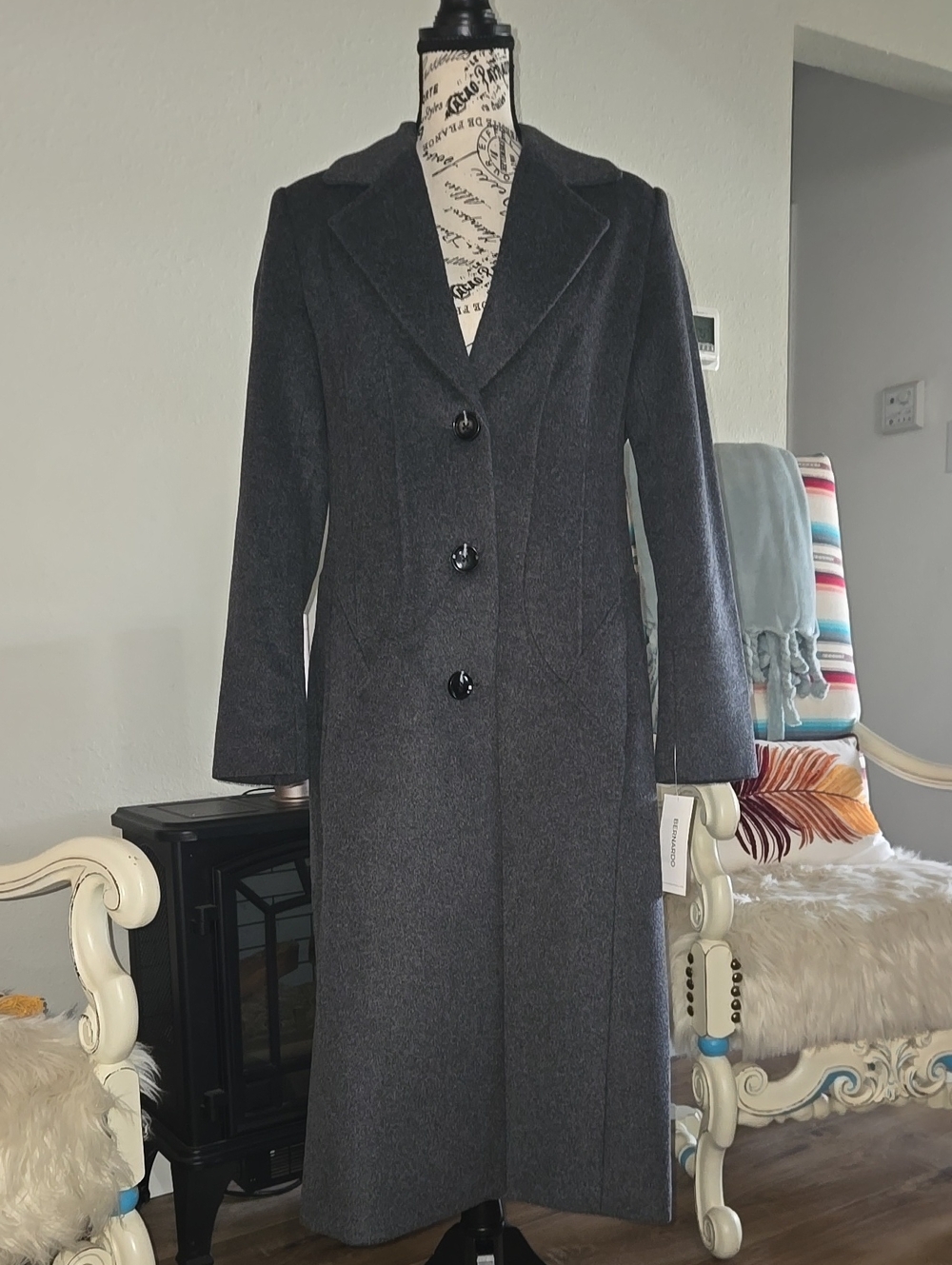 NWT Bernardo Tailored Wool Coat